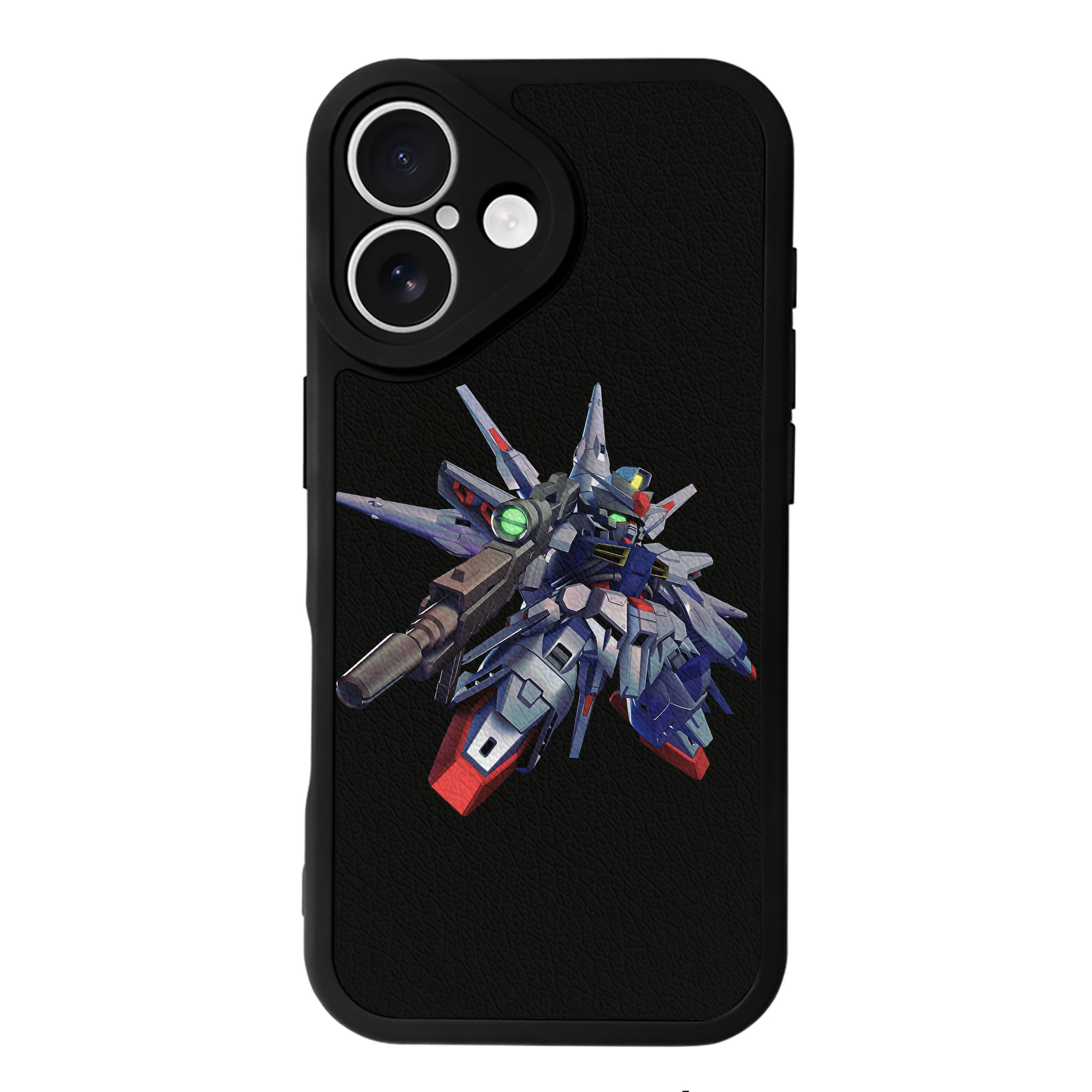 （画像用） 機動戦士ガンダム Mobile Suit Gundam 【iPhone 16シリーズ対応】シリコンスマホケース（レザー調） 材質：シリコン